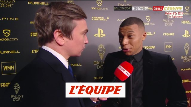 Mbappé : «Gagner un ou plusieurs Ballons d'Or» - Foot - Ballon d'Or