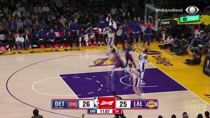 Cravada em Pistons x Lakers