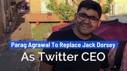 Parag Agrawal To Replace Jack Dorsey As Twitter CEO