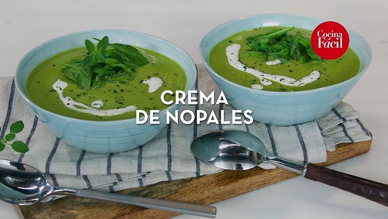 Crema de nopales - Cocina Fácil ‍