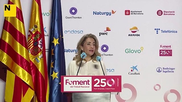 Raquel Sánchez: L'ambient a Catalunya és diferent d'ara fa tres anys