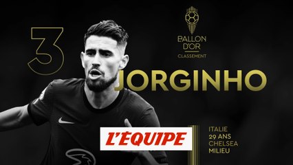 Jorginho 3e au classement - Foot - Ballon d'Or