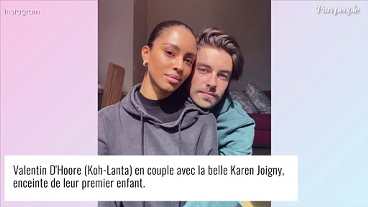 Valentin d'Hoore (Koh-Lanta) : Sa belle Karen enceinte et complètement nue, elle rayonne !