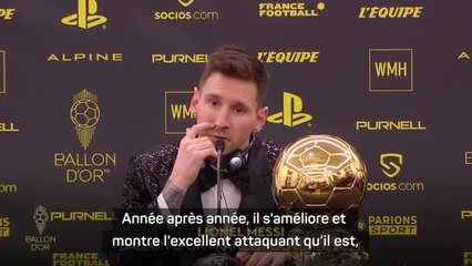 Ballon d’Or - Messi : “Lewandowski s'améliore de jour en jour”