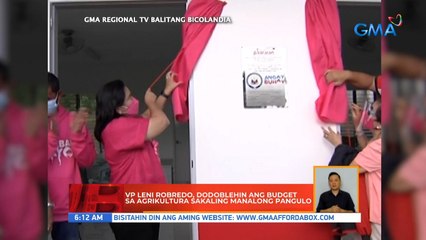VP Leni Robredo, dodoblehin ang budget sa agrikultura sakaling manalong pangulo | UB