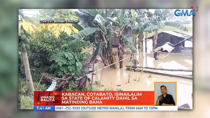 Kabacan, Cotabato, isinailalim sa state of calamity dahil sa matinding baha | UB