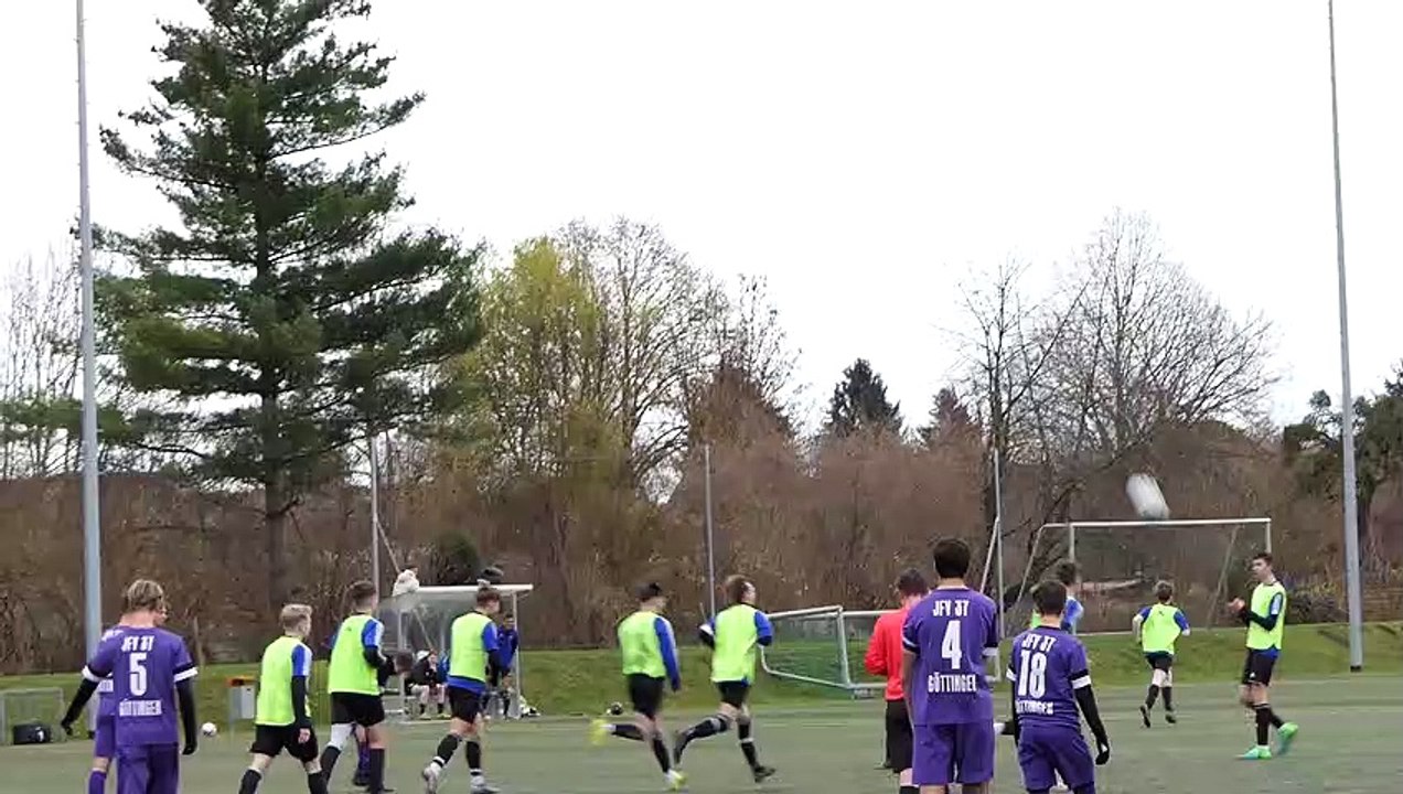 Das 1:0 für den SV Rotenberg beim SC Hainberg durch Jannis Degener