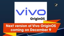 Next version of Vivo OriginOS coming on December 9
