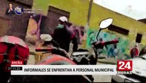 Breña: sereno fue agredido por comerciantes ambulantes durante operativo de fiscalización
