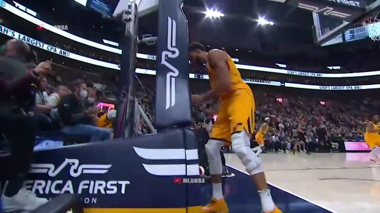 Gobert started celebrating too early 