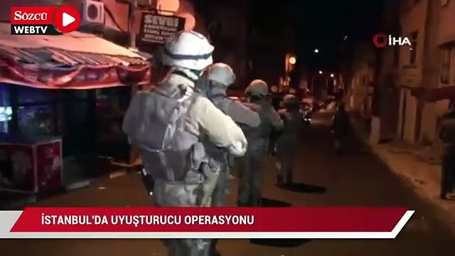 İstanbul'da uyuşturucu tacirlerine yönelik eş zamanlı operasyon