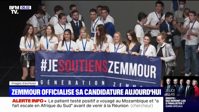 Présidentielle: Éric Zemmour officialise sa candidature aujourd'hui