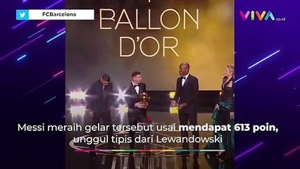 Lionel Messi: Lewandowski Pantas Sabet Ballon d'Or