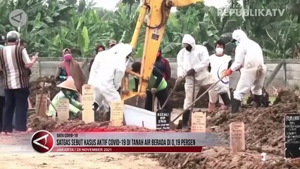 Satgas Sebut Kasus Aktif Covid Indonesia 0,19 Persen