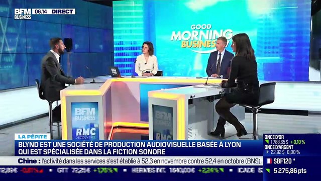 La pépite : La société de production audiovisuelle BLYND spécialisée dans la fiction sonore, par Lorraine Goumot - 30/11
