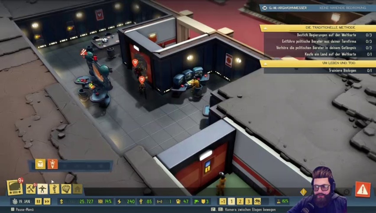 Evil Genius 2  Let's Play Folge #010 Sabotage !  Unsere Basis brennt...  [German/Deutsch]