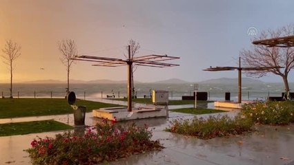 Fırtına etkili olmaya devam ediyor - Mecidiyeköy