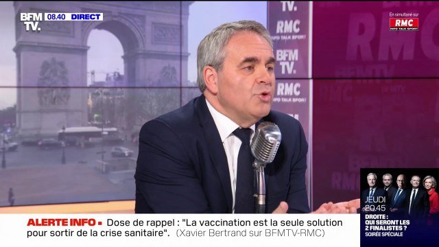 Xavier Bertrand: Ce sera Bertrand au second tour, et je l'emporterai