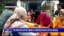 TNI Salurkan Bantuan dan Dirikan Dapur Umum untuk Korban Banjir di Kalsel
