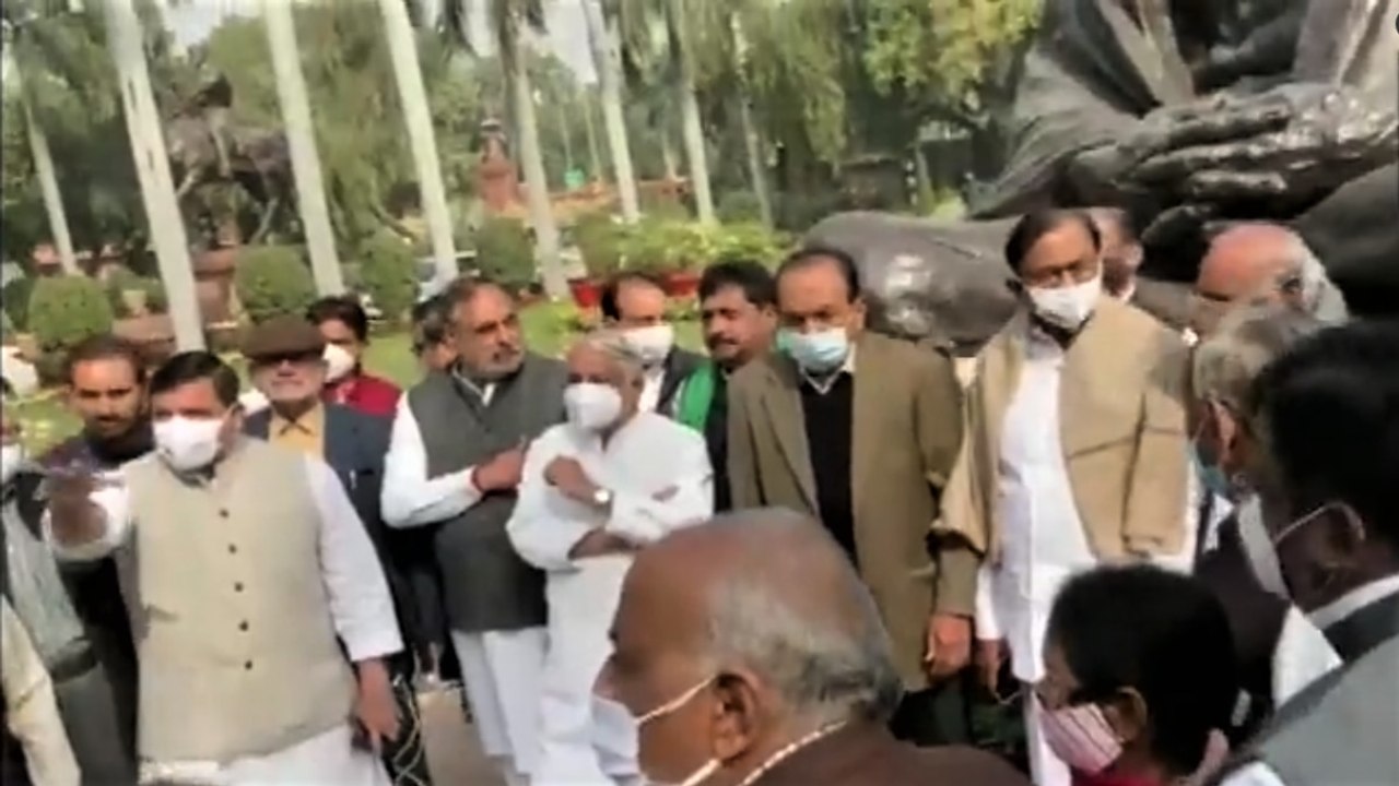 Opposition protests over revocation of suspension of MPs