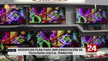 Publican proyecto de ley que modifica plan de implementación de la televisión digital terrestre
