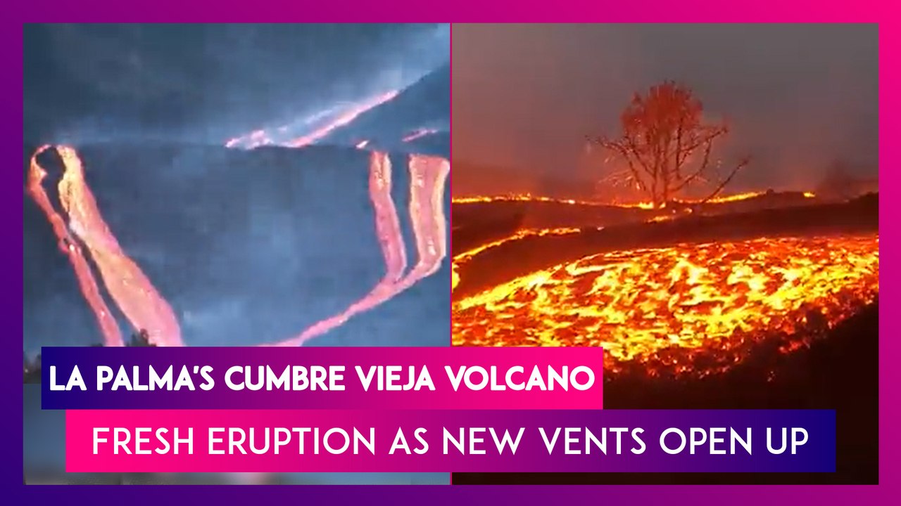 La Palma's Cumbre Vieja Volcano: Fresh Eruption As New Vents Open Up, 'Mega-Tsunami Theory' Goes Viral As Lava Continues To Flow For Two Months