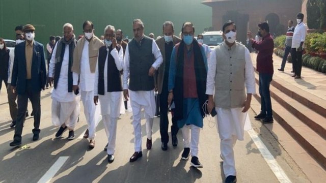 Opposition walks out from Rajya Sabha over MPs' suspension