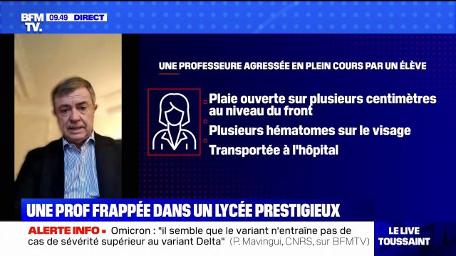 Prof agressée au lycée Montaigne: le maire du 6e arrondissement de Paris estime qu'il n'y a plus de respect suffisant des élèves