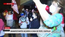Breña: manifestantes acudieron a la casa de Pedro Castillo
