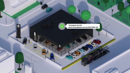 Le parcours de reconditionnement d'un véhicule d'occasion à la Factory VO de Renault à Flins.