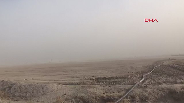 Konya'da kum fırtınası