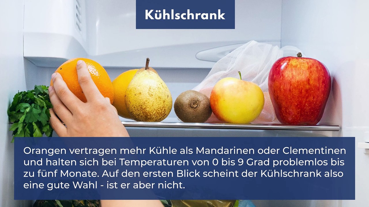 Länger frisch: so lagert man orangen richtig