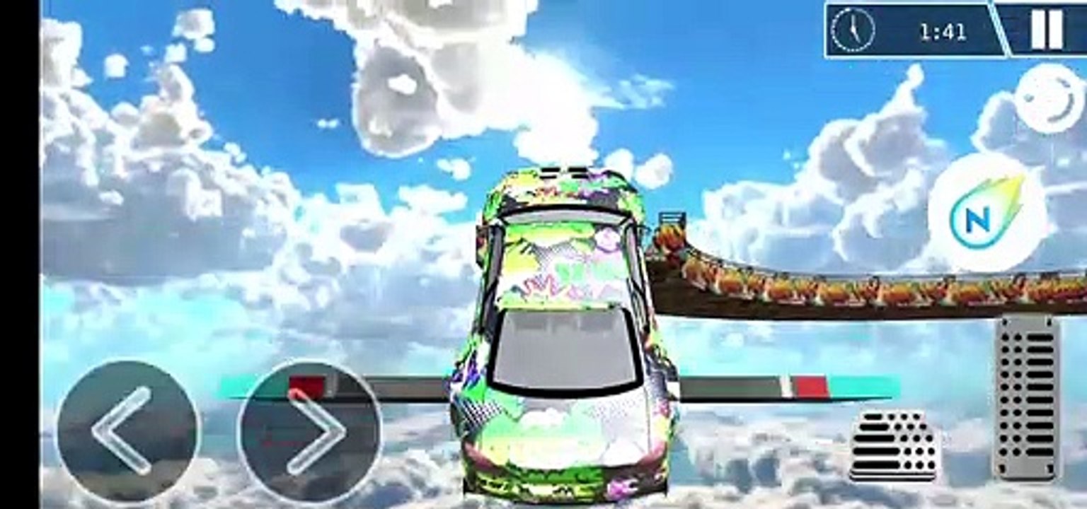 Impossible Rocket Car _ Ramp Car Extreme Stunts _ Android Gameplay