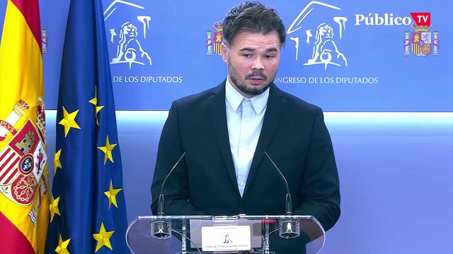 La crítica de Rufián a las apuestas online: Igual que la heroína arrasó a una generación en barrios humildes, hoy el juego está arrasando a los jóvenes de los mismos barrios