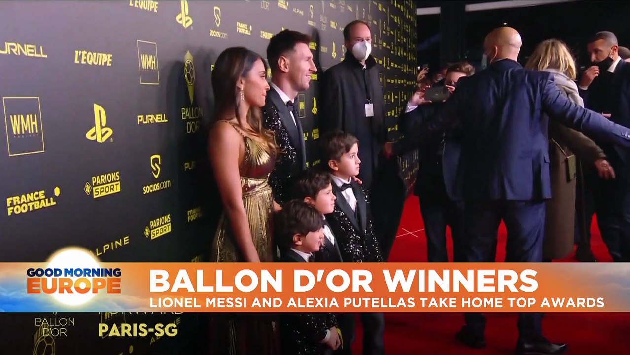 Lionel Messi and Alexia Putellas win Ballon d’Or awards