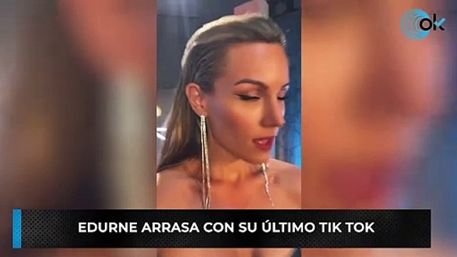 Edurne arrasa con su último Tik Tok
