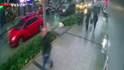 CCTV Captures Moment Flying Debris Falls on Mother and Son Amid Istanbul Storm