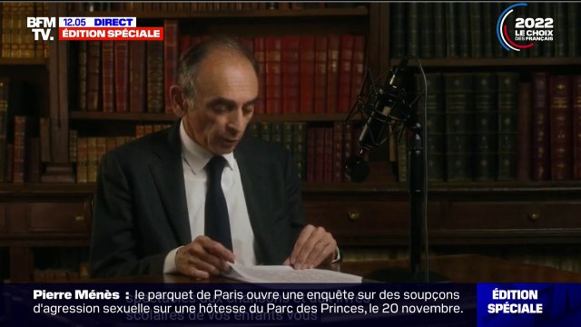 Ce pays que vous cherchez partout est en train de disparaître : Éric Zemmour officialise dans une vidéo sa candidature à la présidentielle