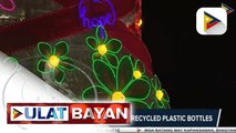 40-ft Christmas tree na gawa sa recycled plastic bottles, pinailawan sa Antipolo, Rizal