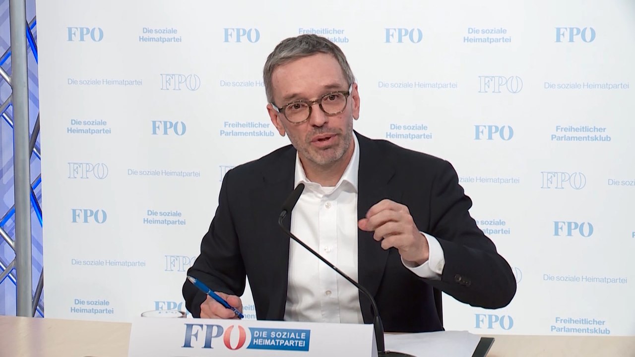 Kickl präsentierte sich nach Corona-Infektion 'gesund und munter'