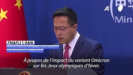 JO: la Chine reconnaît que le variant Omicron va entraîner des "défis" supplémentaires