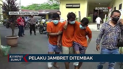 3 Penjambret Ditangkap. 2 Diantaranya Ditembak