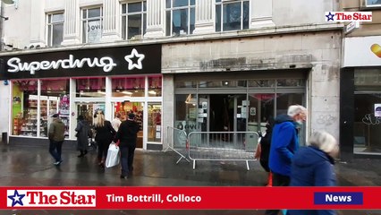Tim Bottrill of Colloco at the former Top Man on Fargate which is being converted into offices