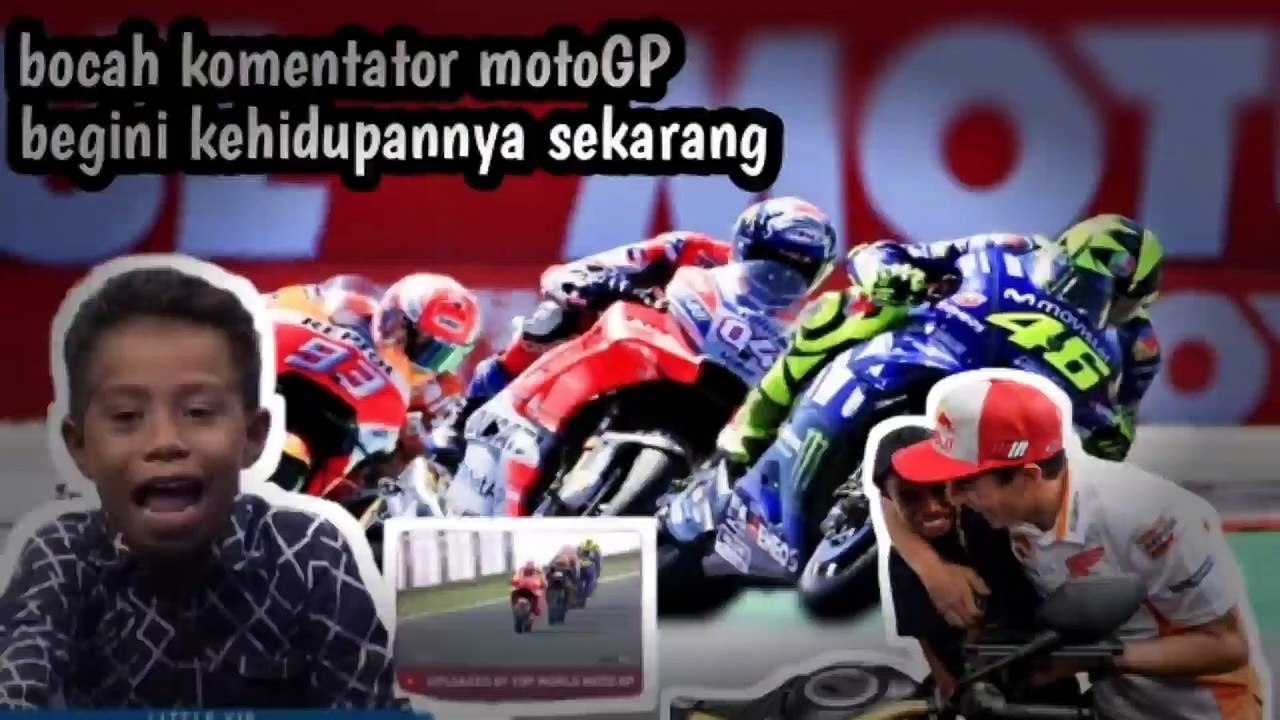 Mendadak viral bocah komentar motoGP, namun begini nasibnya sekarang