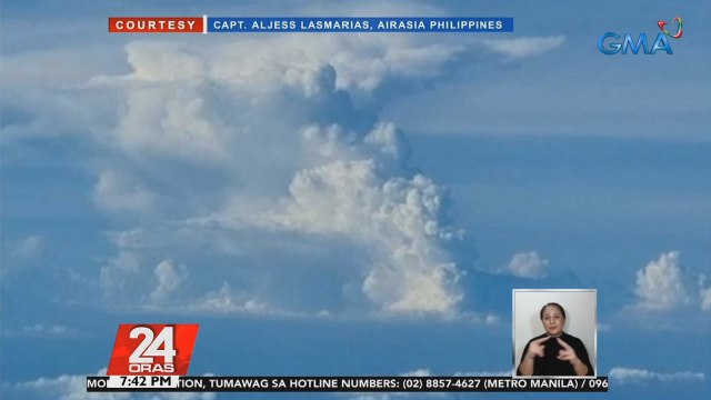 PHIVOLCS: Nagkaroon ang Bulkang Pinatubo ng phreatic explosion o pagbuga ng makapal at maitim na usok | 24 Oras