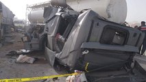 Konya’da ‘kum fırtınası’ kazası: 8 araç birbirine girdi