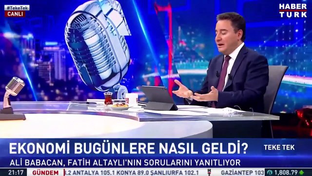 Babacan- Gezi olaylarının ilk çıkışında, kabinedeki bakanlar 'yanlış yapıyorsunuz, bir oturalım gençlerle konuşalım' dedi