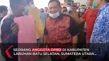 Viral, Anggota DPRD di Labuhan Batu Selatan Ribut dengan Massa Unjuk Rasa