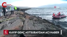 Kayıp genç astsubaydan acı haber