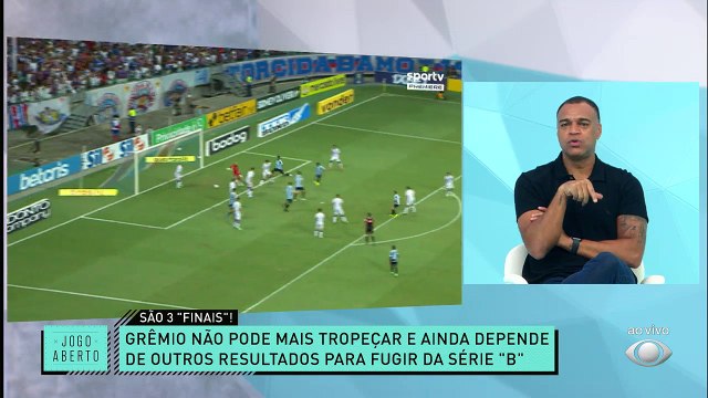 JÁ ERA? Grêmio tem três finais pela frente e não pode mais tropeçar. Precisa vencer São Paulo, Corinthians e Atlético-MG, além de torcer por outros resultados. Ainda dá pra ficar na Série A? #JogoAberto